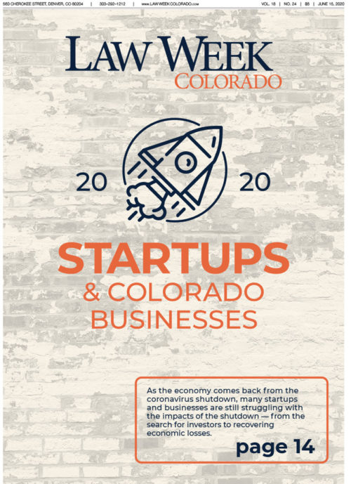 Law Week Colorado Startups and Colorado Businesses Cover