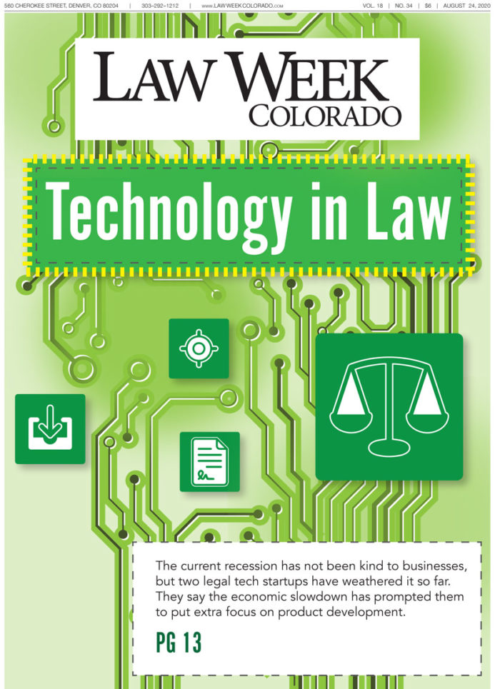 Law Week Colorado 2020 Technology In Law Cover