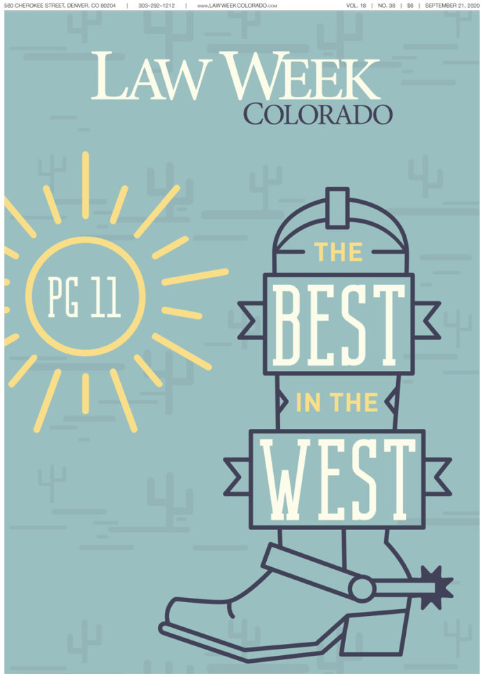Law Week Colorado 2020 Best Lawyers Cover
