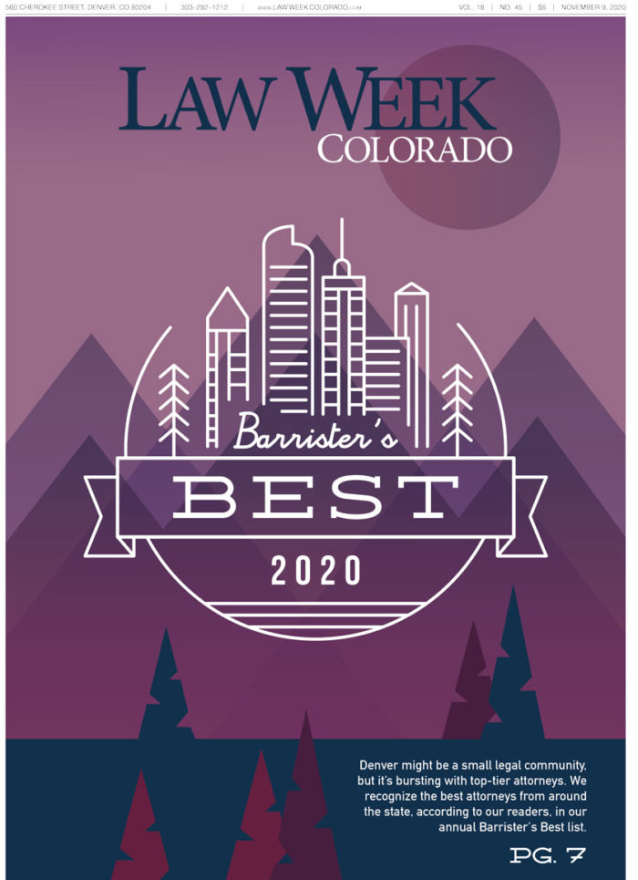Law Week Colorado Barrister's Best Cover