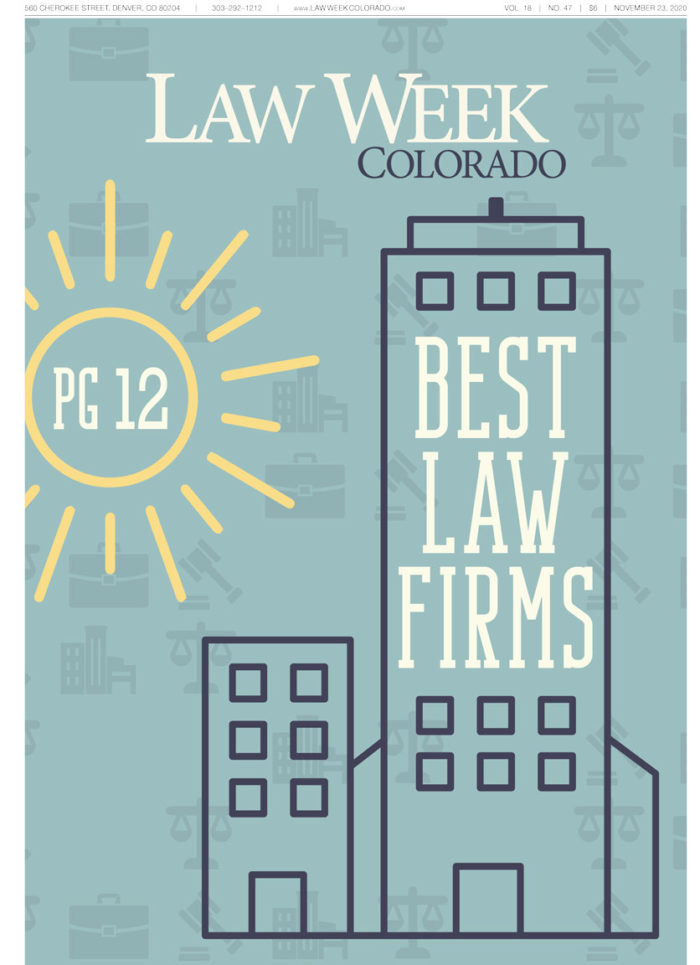 Law Week Colorado Best Law Firms Cover