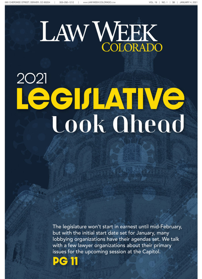Law Week Colorado Legislative Lookahead Cover