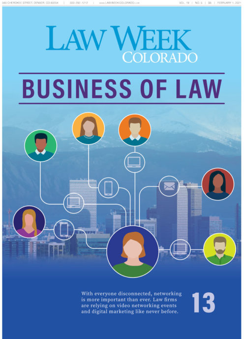 Law Week Colorado Business of Law Cover